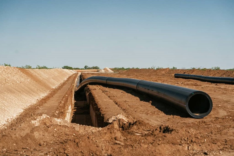 HDPE Pipeline Work